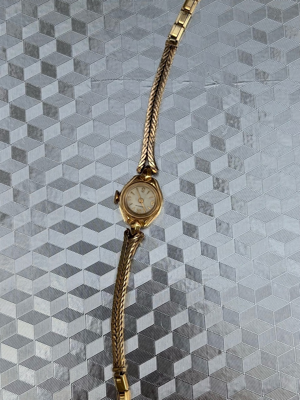 10k GF Women's caravelle movement Bracelet Watch - Elegant Vintage Style .